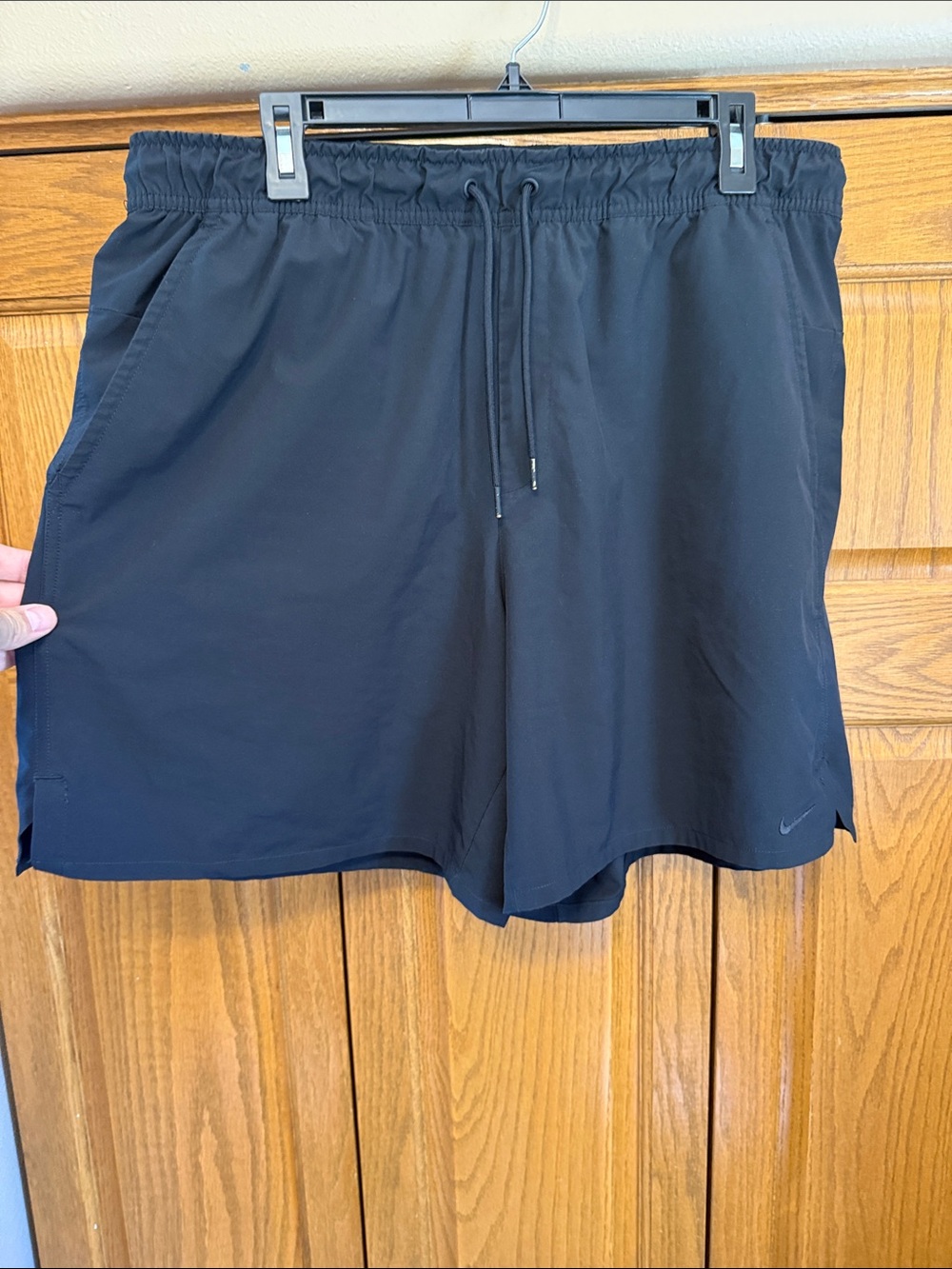 Nike Men’s Black Athletic Shorts with Drawstring-Dri-Fit/ XL